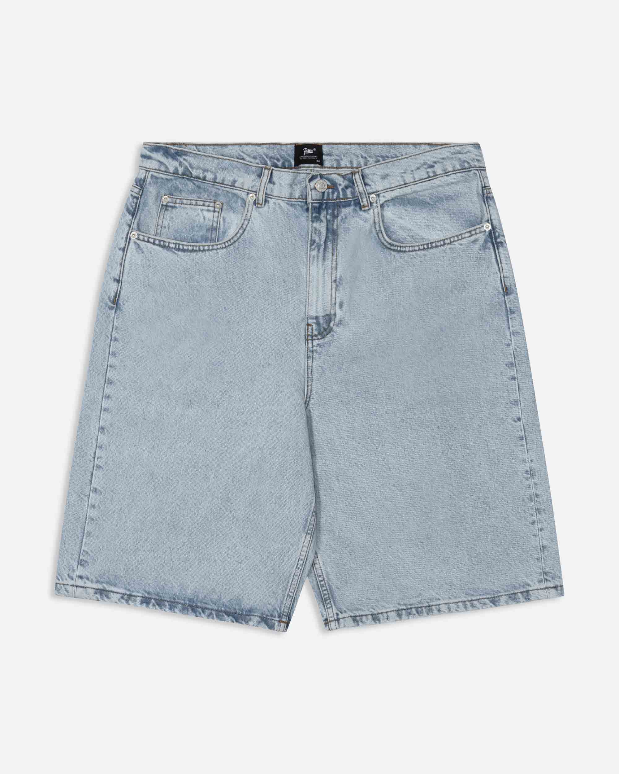 Patta Light Wash Denim Shorts card image