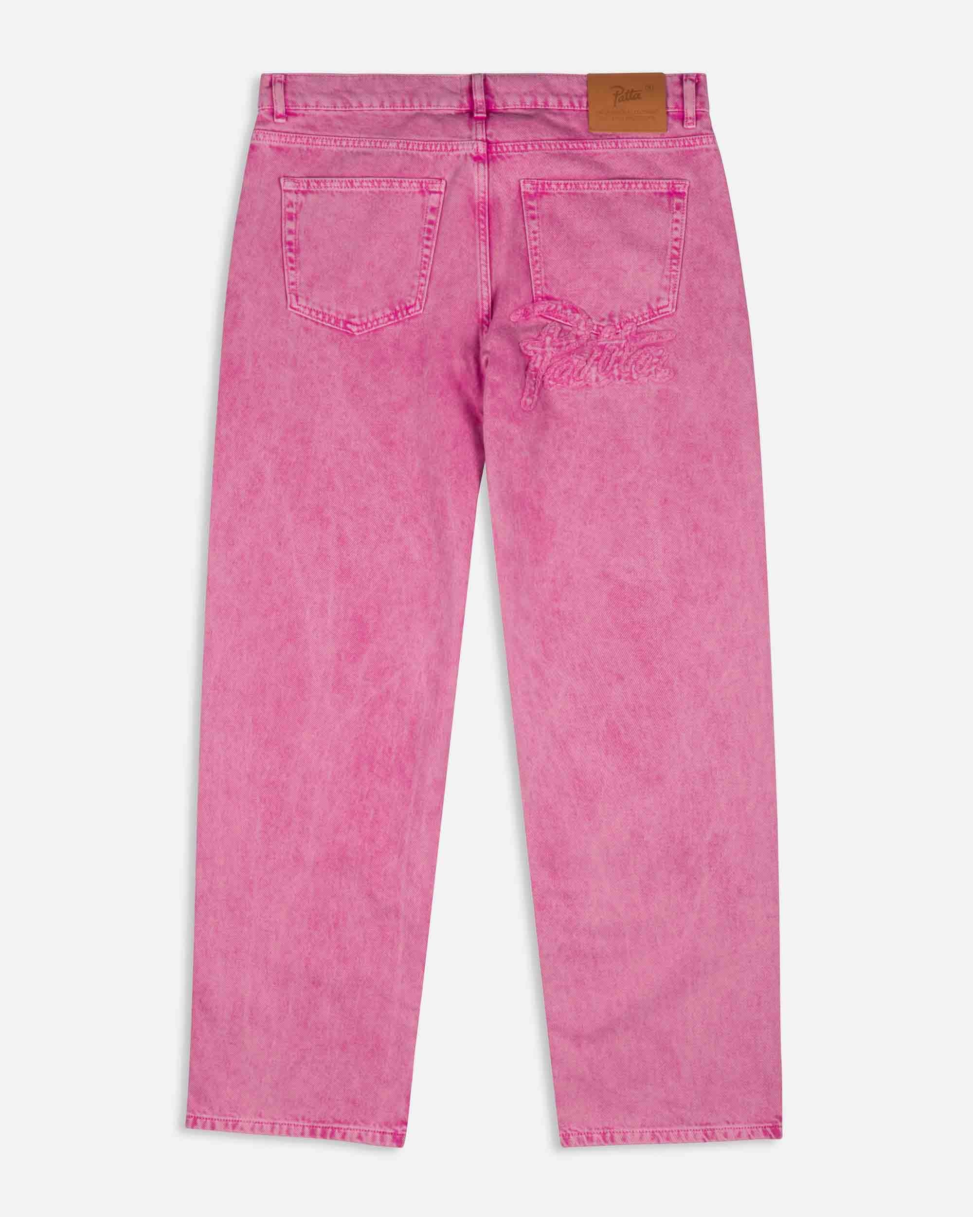 Patta Acid Wash Denim Pants image
