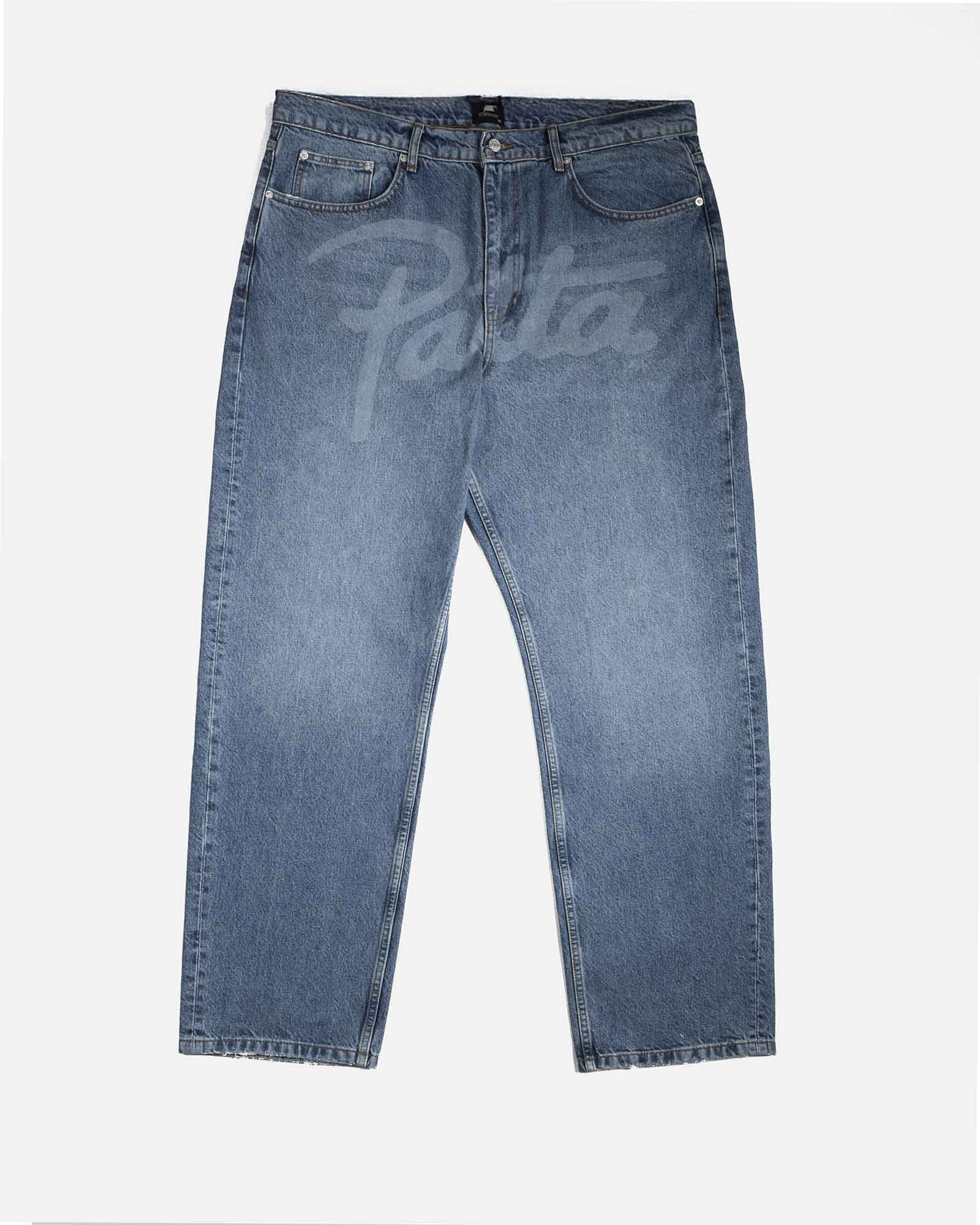 Patta Laserprint Whiskers Denim Pants image