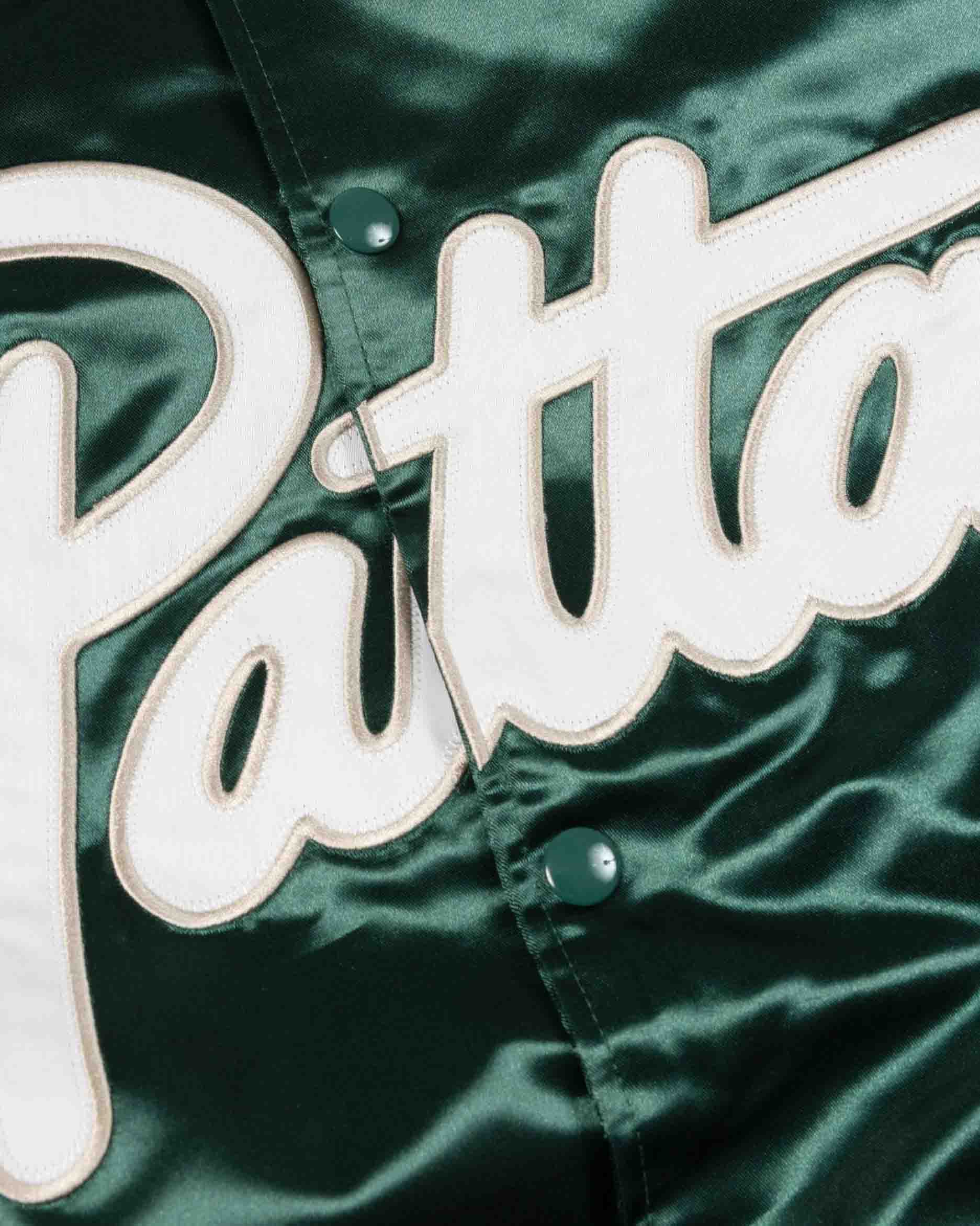 Patta Script Logo Satin Varsity Jacket image