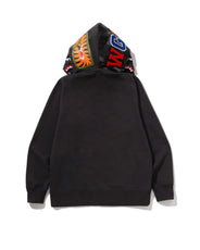 COLOR CAMO SHARK FULL ZIP DOUBLE HOODIE thumbnail image