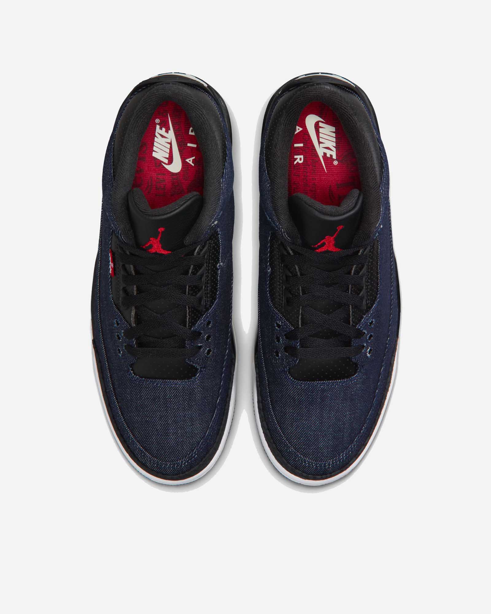 Air Jordan 3 X Levi´s Indigo and Gym Red image